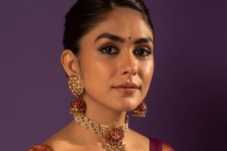 Mrunal Thakur celebrating her 33rd birthday with a collage of her best OTT films including Sita Ramam and Hi Nanna