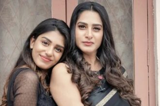 Telugu actor Surekha Vani speaking at a film event