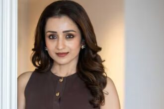 Trisha Krishnan’s Cryptic Instagram Posts Spark Attention Amid Udhayanidhi Stalin Controversy 28 26 08 11 185335 Trisha Krishnan at an event amid attention over her recent cryptic Instagram posts
